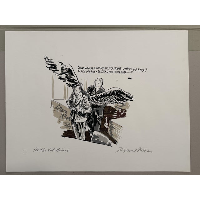 Raymond Pettibon, And When I Want to Fly Home, What Do I Do?, 2004, Lithograph For Sale - Image 7 of 10