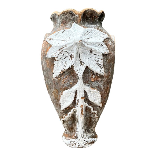 Vintage Hand Painted Single Flower Vase For Sale