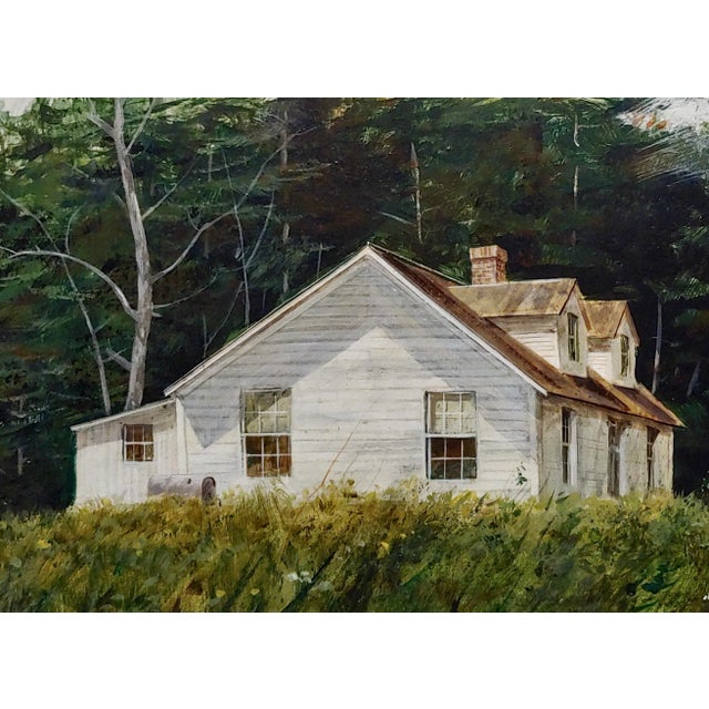 Richard Schlecht - Farm House in Virginia - Oil Painting For Sale - Image 4 of 8