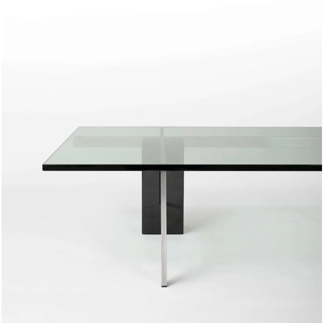 KW1 Glass and Granite Coffee Table by Hank Kwint for Metaform, 1980s For Sale - Image 4 of 7