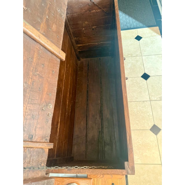 Vintage Indian Storage Chest For Sale - Image 6 of 7