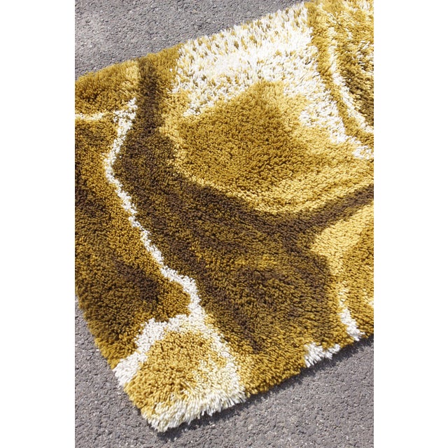Vintage Shaggy Wool Rug from Junghans, 1970s For Sale - Image 6 of 11
