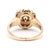 Traditional Vintage .20ctw Diamond & Enamel Ring, 14k Yellow Gold, Ring Size 5.5 For Sale - Image 3 of 6