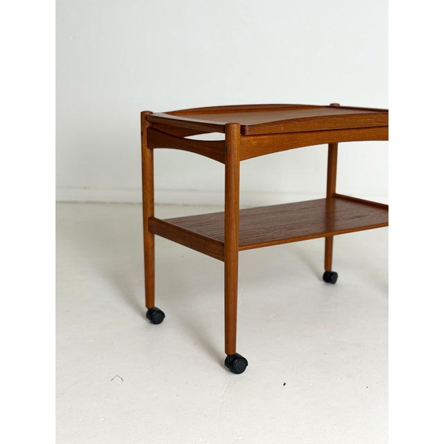 Teak Trolley from Poul Hundevad, 1960s For Sale - Image 4 of 12
