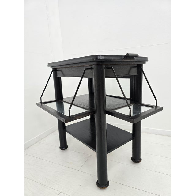 Viennese Secession Serving Table by Fritz Nagl, 1890s For Sale - Image 9 of 18