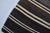 Black 1950s Anatolian Hallway Stripe Kilim Runner For Sale - Image 8 of 10