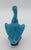 Early 20th century Chinese porcelain goose figure. Late Qing dynasty. Very well modeled turquoise goose on integral...