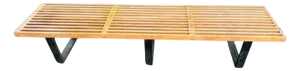 George Nelson for Howard Miller Extra Long Slat Bench