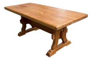 Vintage French Country Trestle Dining Table
