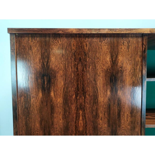 Wood Scandinavian Teak Bookshelf, 1950s For Sale - Image 7 of 18