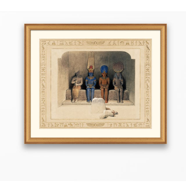 Atelier Aria Lumae Antique Egyptian Revival Temple Pharaonic Archeological Study Fine Art Gallery Board Print 30 X 24 For Sale - Image 10 of 16