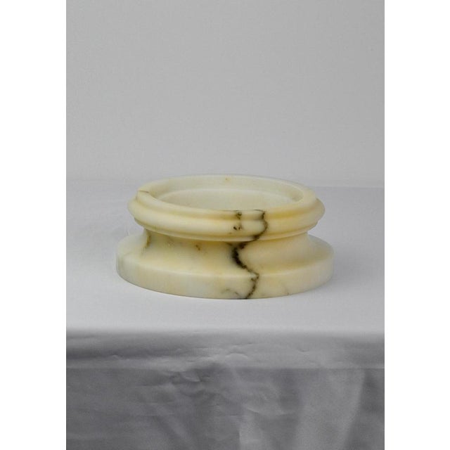 Handmade Column Vase in Satin Travertino Marble by Fiammetta V. For Sale - Image 16 of 18