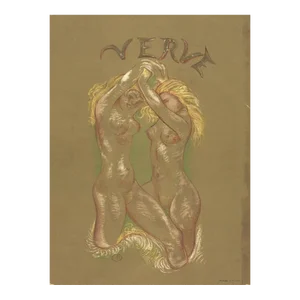 1939 Aristide Maillol 'Verve (Cover Only)' Impressionism Brown France Lithograph