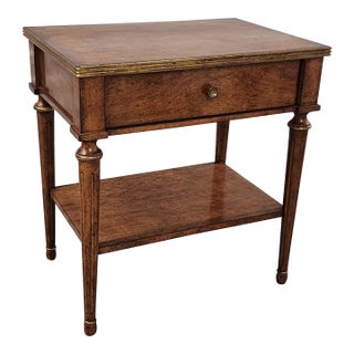 Vintage Regency Style Gilded Wood Side Table For Sale
