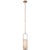 Kelly Wearstler for Visual Comfort Signature Melange Small Elongated Pendant in Antique-Burnished Brass with Alabaster Shade For Sale
