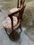 Antique Pair of Wooden Carved Accent Chairs With Central Medallion Detail For Sale - Image 10 of 12