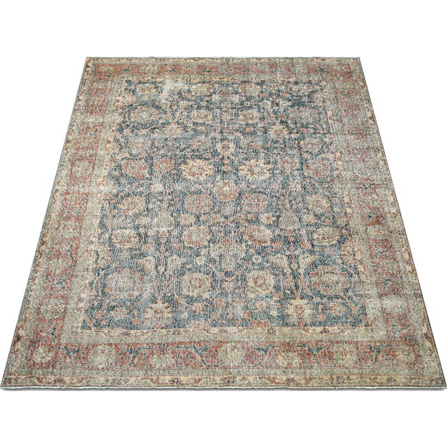 1960s 1960s Turkish Oushak Rug For Sale - Image 5 of 6