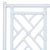 David Francis Chippendale Headboard California King - Light Blue For Sale - Image 4 of 6