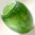 This vibrant handmade art glass vase has a stunning presence with or without blooms. Heavyweight, glass bottomed with a...