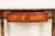 Brown Maitland Smith Style French Empire Burl Wood and Gold Gilt Demilune Console Table For Sale - Image 8 of 16