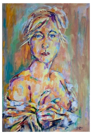 G. T. Zeeman, She Learned to Say No, 2022, Oil on Canvas