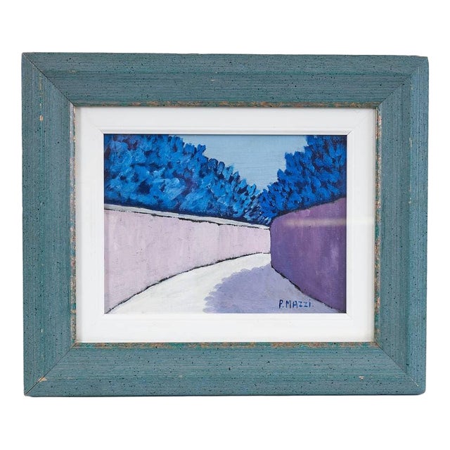 Piero Mazzi, Corner, Painting, Framed For Sale