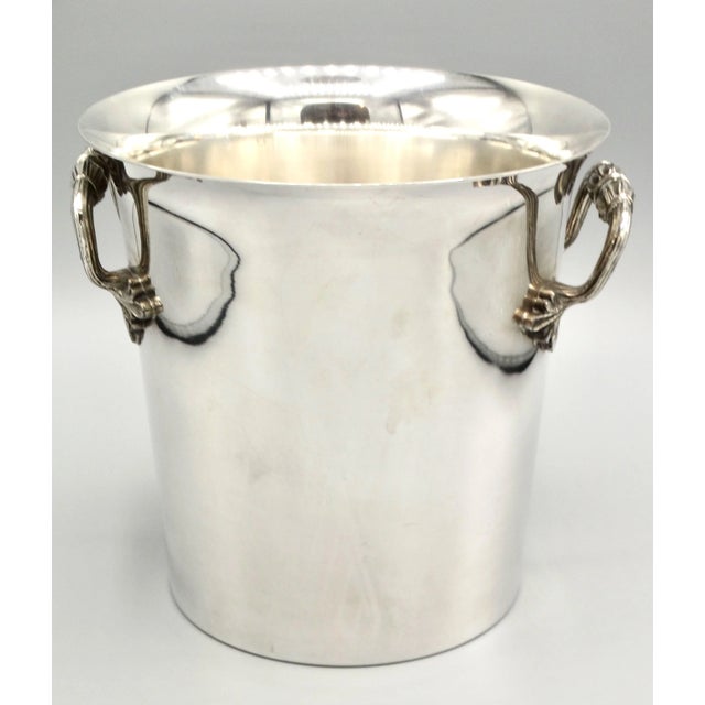 Silver Wine Cooler / Ice Bucket For Sale - Image 6 of 13
