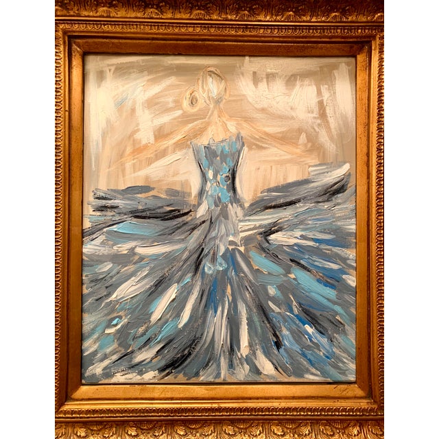 Ballerina Abstract Painting By Ebony Boyd Chairish