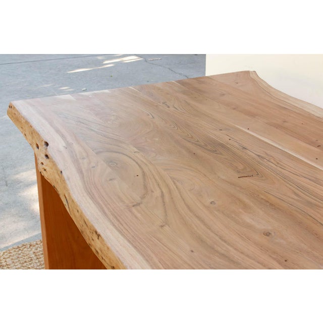 1990s Shoreline 96" Live Edge Acacia Dining Table For Sale - Image 5 of 10