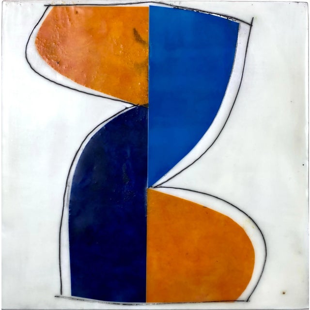 "Busy Pretending" - Encaustic Collage Installation by Gina Cochran For Sale - Image 10 of 13