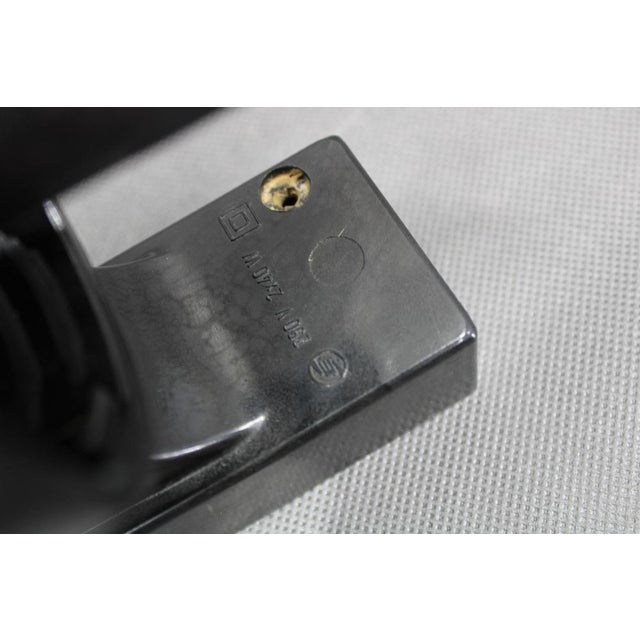 Mid-Century Modern Bakelite and Glass Wall Light, Czechoslovakia, 1960s For Sale - Image 6 of 10