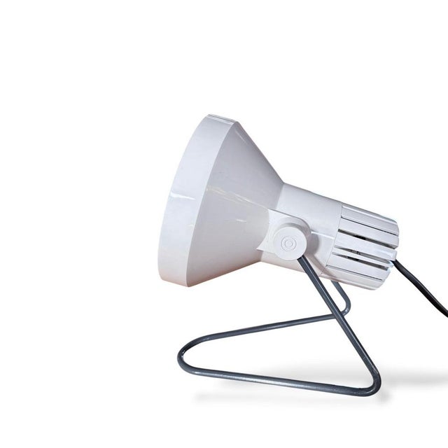 Mid-Century Industrial Plastic Cone Light with Sculptural Accent, 1970s For Sale - Image 4 of 9