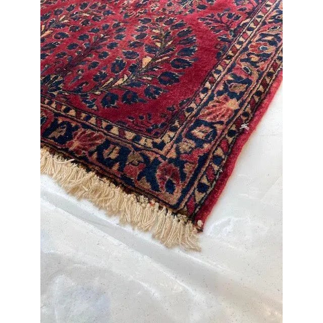 1920s 1920s Vintage Persian Sarouk Rug For Sale - Image 5 of 6