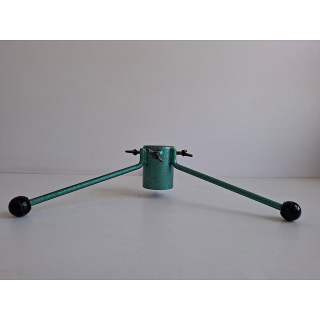 1960s Mid-Century Czechoslovak Metal Christmas Tree Tripod Stand, 1960 For Sale - Image 5 of 17