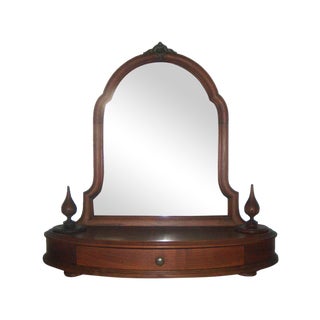 Mahogany Vanity W/ Hidden Compartments For Sale