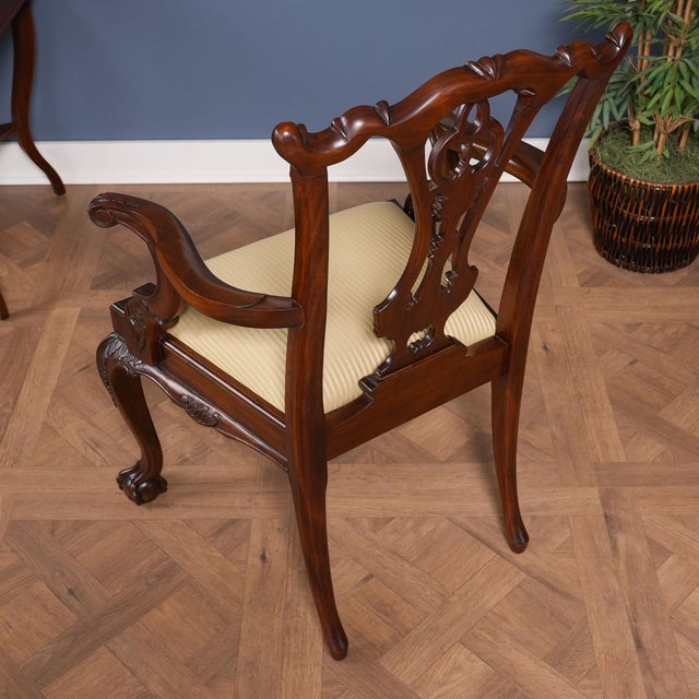 Standard Chippendale Chairs- Set of 10 For Sale - Image 9 of 14