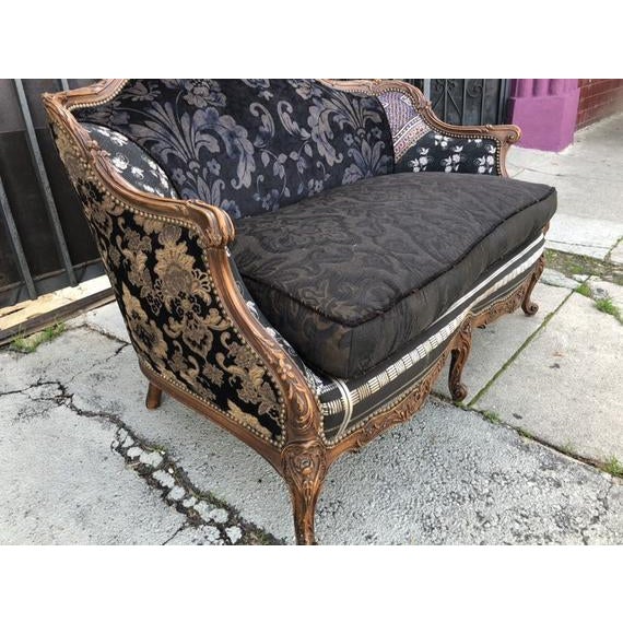 Modern Recycled Reupholstered Victorian Sofa Chairish