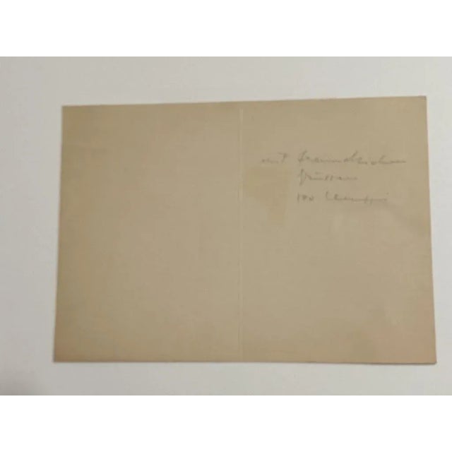 Oscar Dalvit, invitation To Exhibition, 1953, Woodcut For Sale - Image 3 of 4