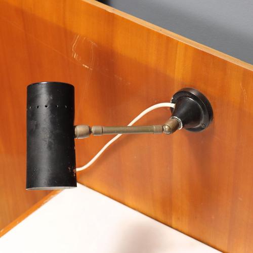 Vintage Headboard with Nighstands, 1950s For Sale - Image 6 of 11