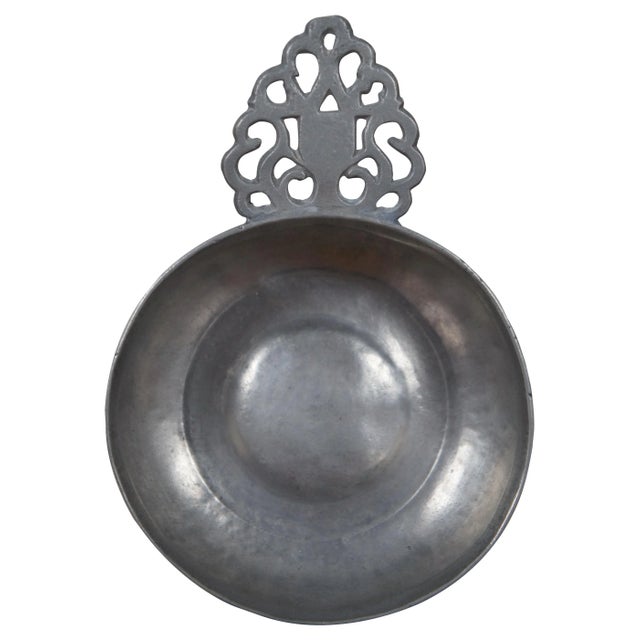 Antique 18th Century English Pewter Porringer Cup Bowl Porridge Dish For Sale - Image 13 of 13