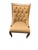 Beige Marge Carson Tufted Gold Dining Chairs With Nailhead Trim, Set of 6 For Sale - Image 8 of 17