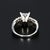 2ct Gia Certified Princess Cut Diamond Engagement Ring in 18k White Gold - Size 5 For Sale - Image 4 of 9