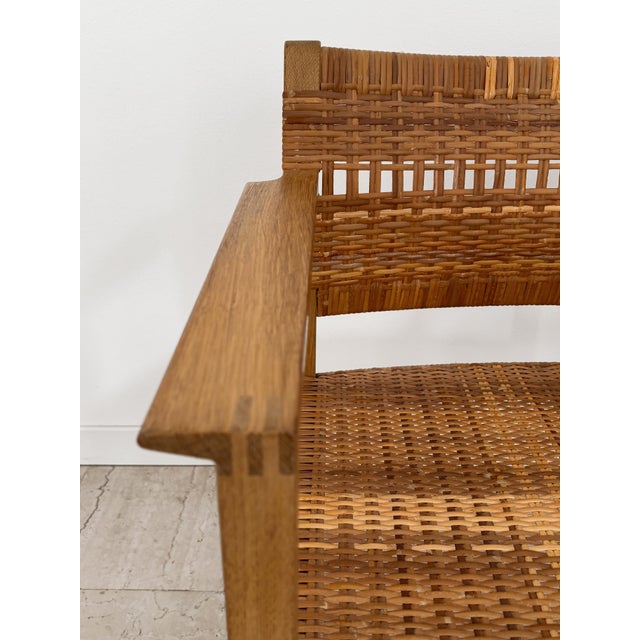 Wood Mid-Century Scandinavian Oak Dining Room Chairs attributed to Børge Mogensen, Denmark, 1950s, Set of 6 For Sale - Image 7 of 18