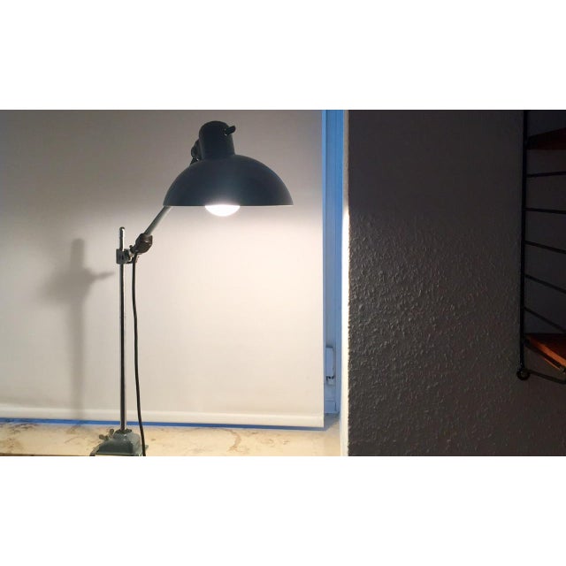 Bauhaus Modell 6732 Work Lamp by Christian Dell for Kaiser Idell, 1950s, in Very Good conditions. Designed 1920 to 1949...