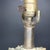 Wood Marble Stone Empire Style Cream and Gray Carved Table Lamp Circa 1920s For Sale - Image 7 of 8