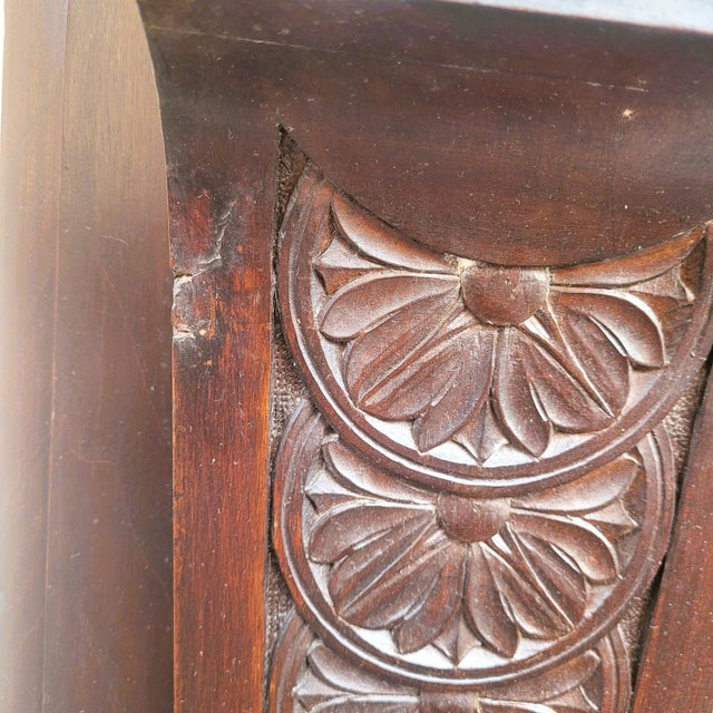 Large Renaissance Style Fireplace in Walnut, 1800s For Sale - Image 18 of 18