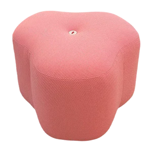 Pink Poppy Bloom Stool by Nicolette de Waart