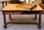 Wood Solid Oak Library Table With Drawers C 1900 For Sale - Image 7 of 10