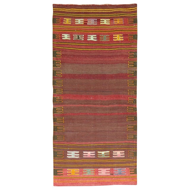 Vintage Persian Sofreh Kilim For Sale - Image 15 of 18