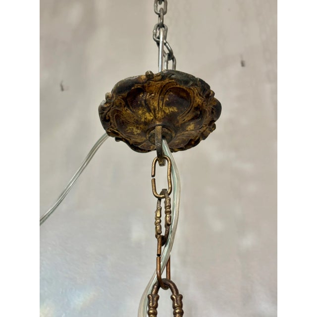 Antique Italian Crystal Chandelier For Sale - Image 13 of 14